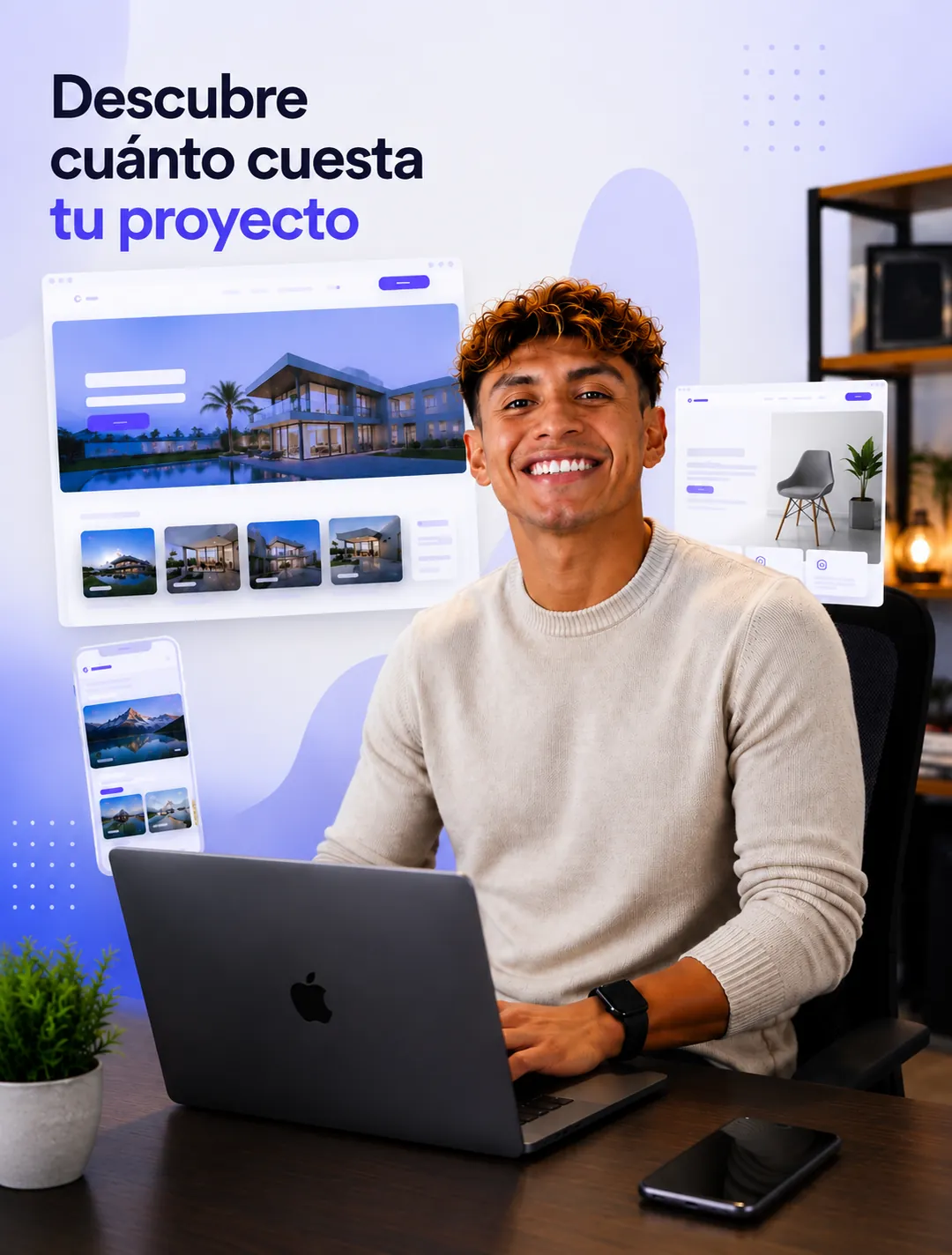 Descubre cuánto cuesta tu proyecto — cotizador online
